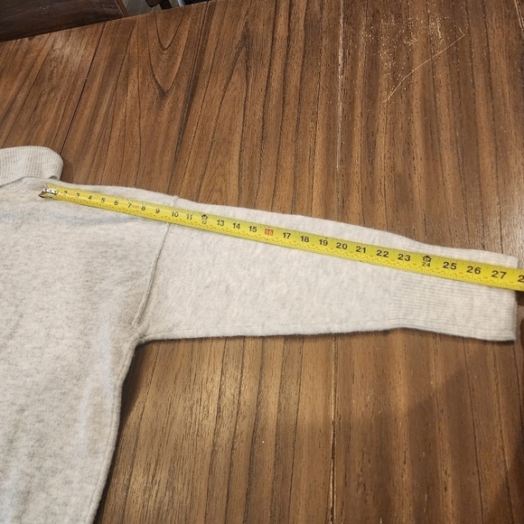 Vince Camuto silver heather cowl turtle neck oversized cozy sweater xl nwt - Picture 6 of 11